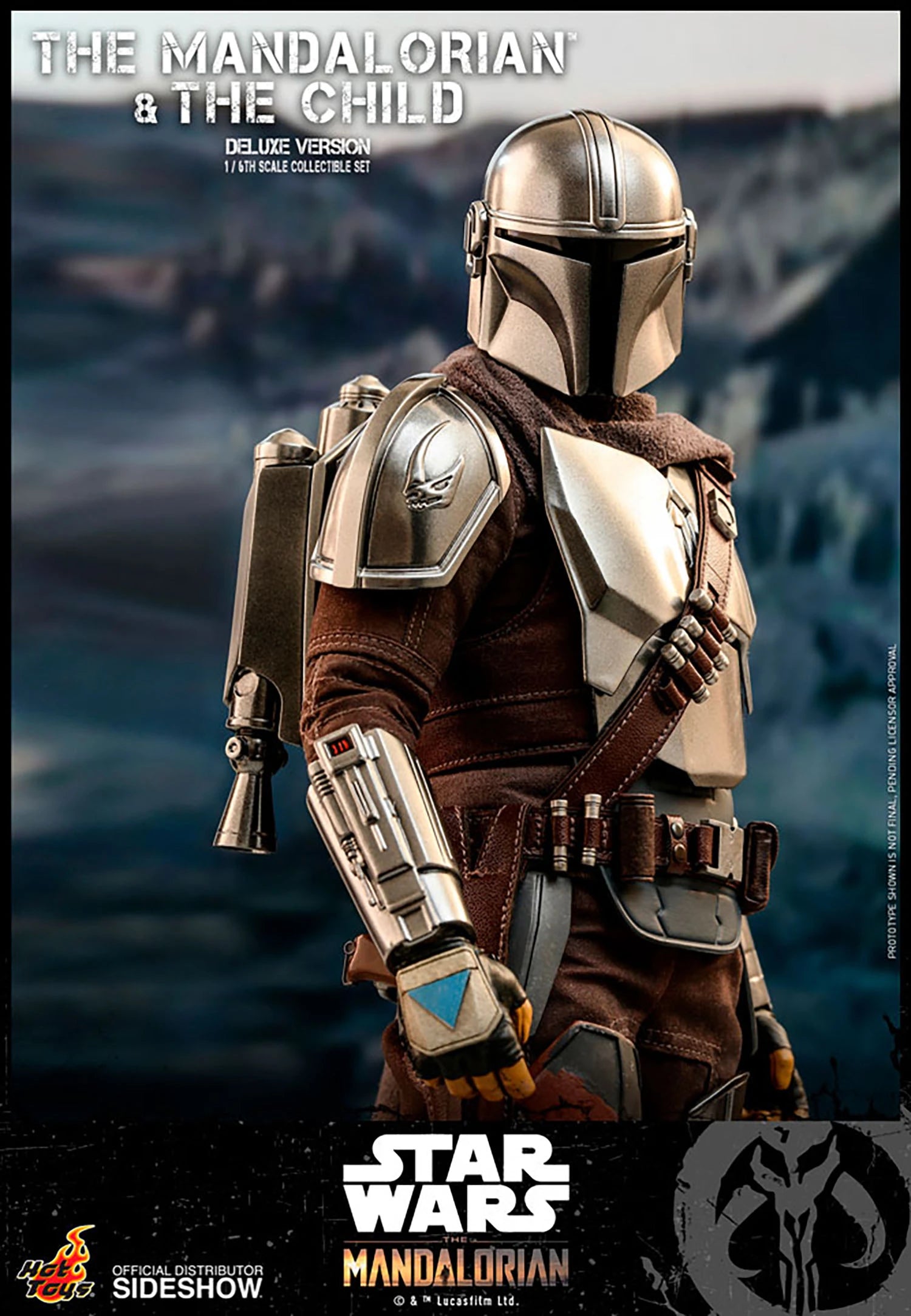 THE MANDALORIAN AND THE CHILD (DELUXE) Collectible Set By Hot Toys