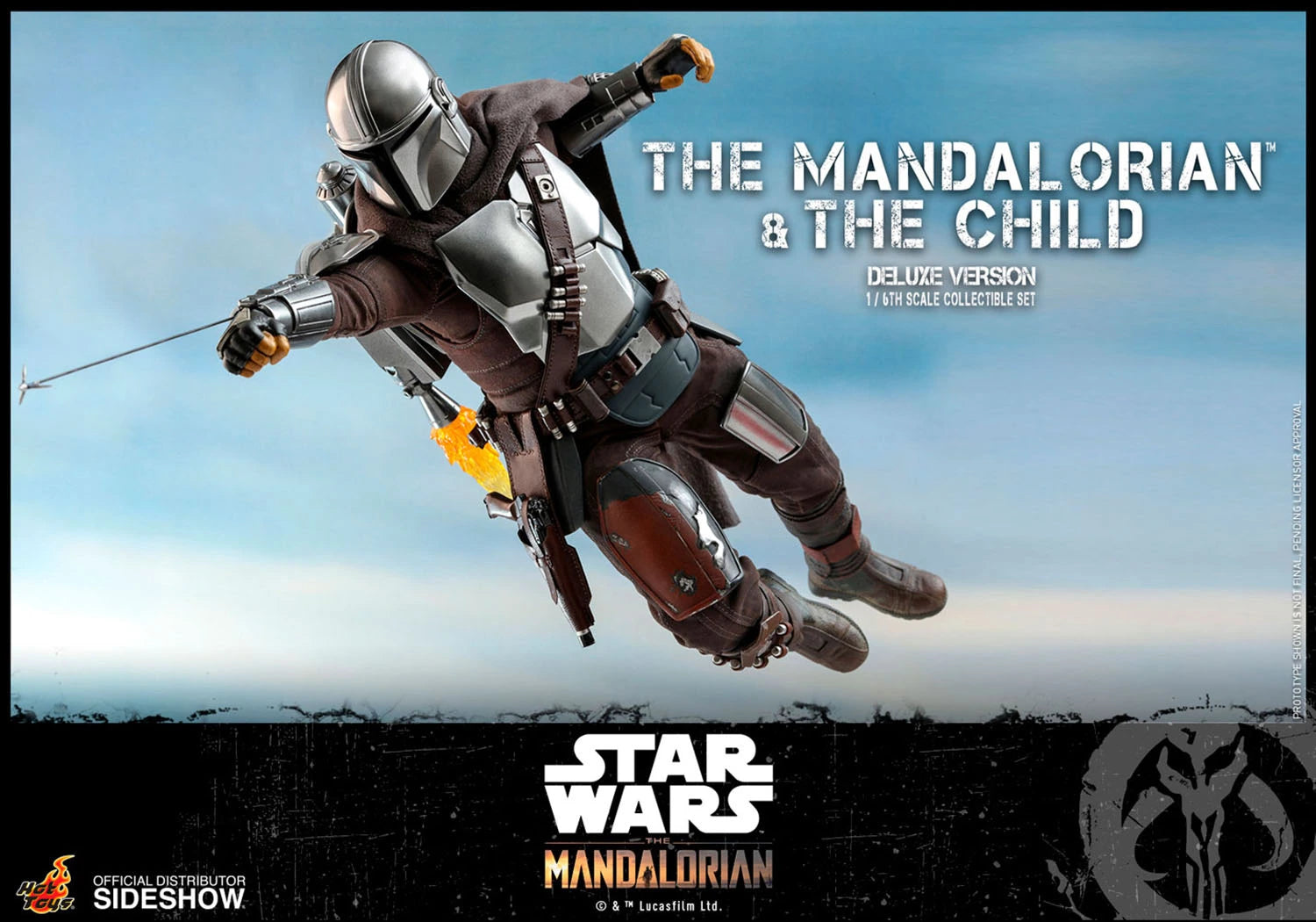 THE MANDALORIAN AND THE CHILD (DELUXE) Collectible Set By Hot Toys