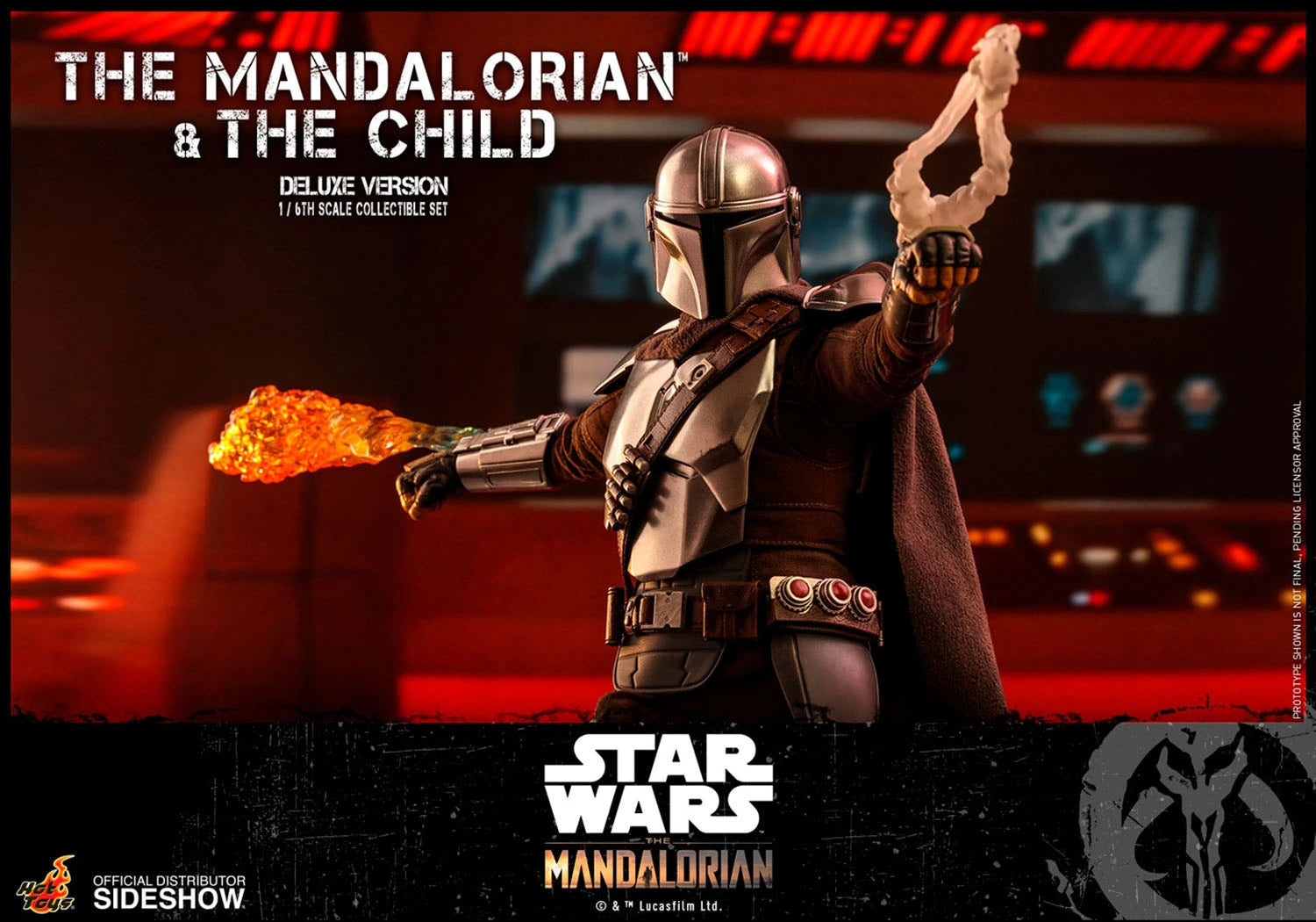 THE MANDALORIAN AND THE CHILD (DELUXE) Collectible Set By Hot Toys