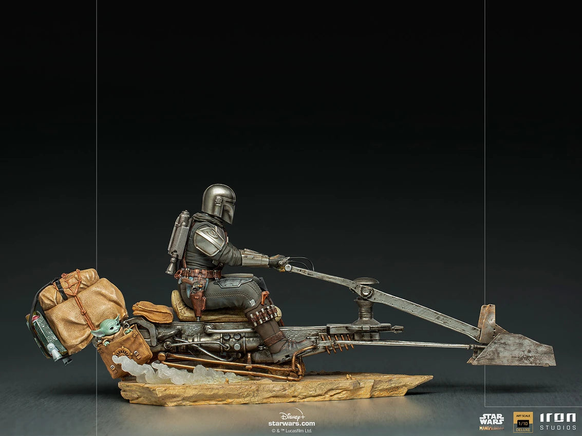 Mandalorian on speeder discount bike