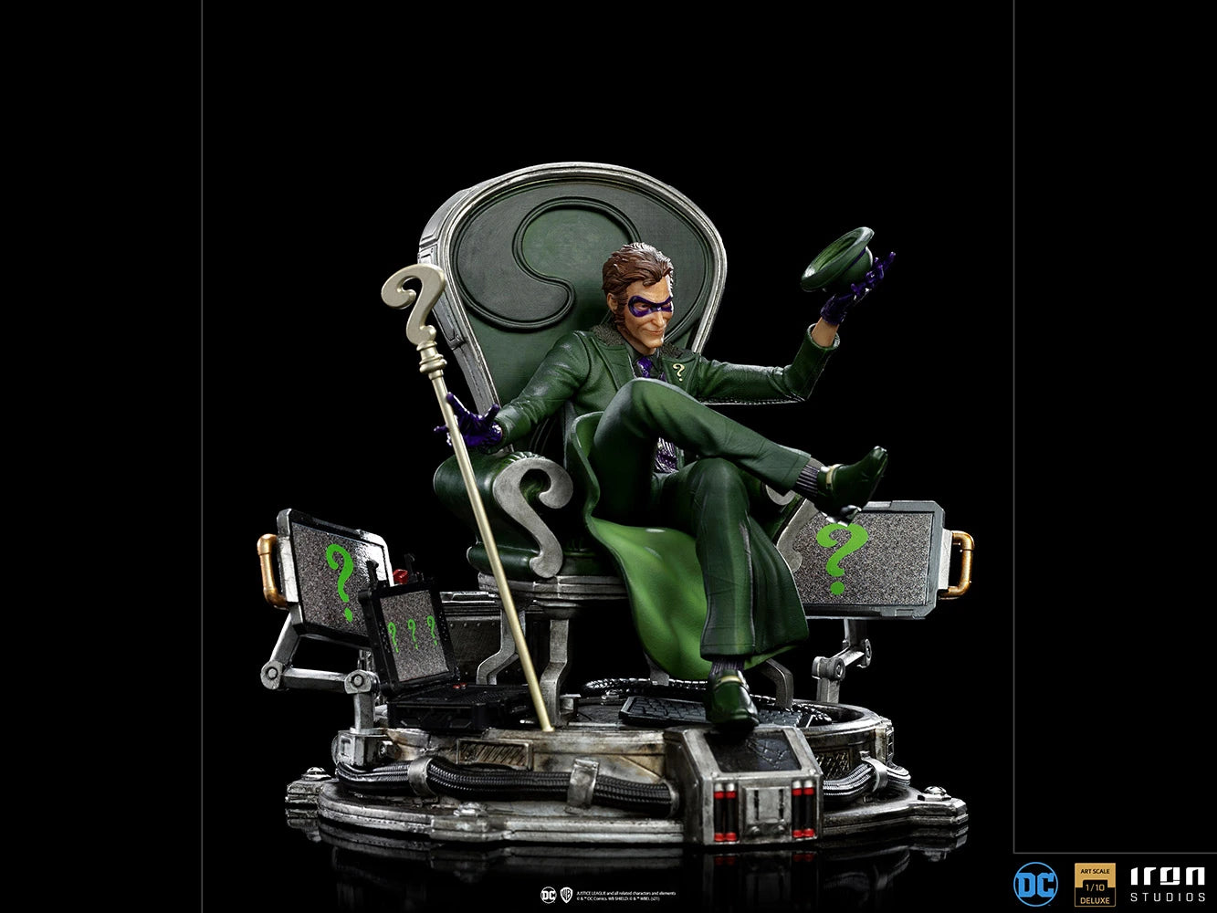 The Riddler Deluxe 1:10 Scale By Iron Studio