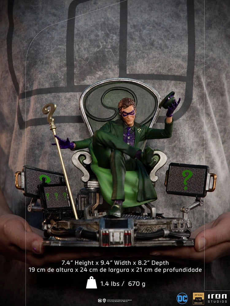 The Riddler Deluxe 1:10 Scale By Iron Studio