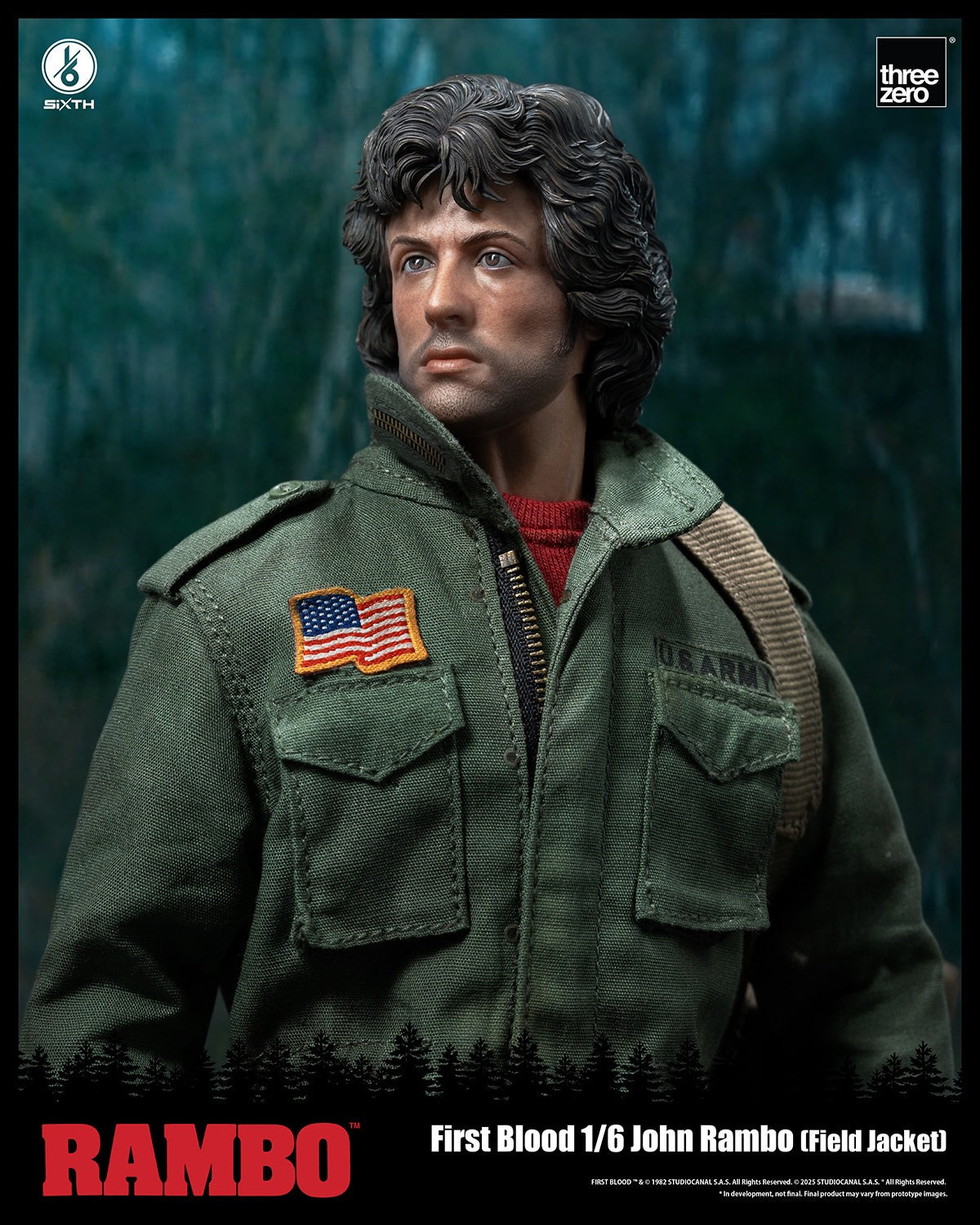 John Rambo (Field Jacket) 1/6 Figure by Threezero