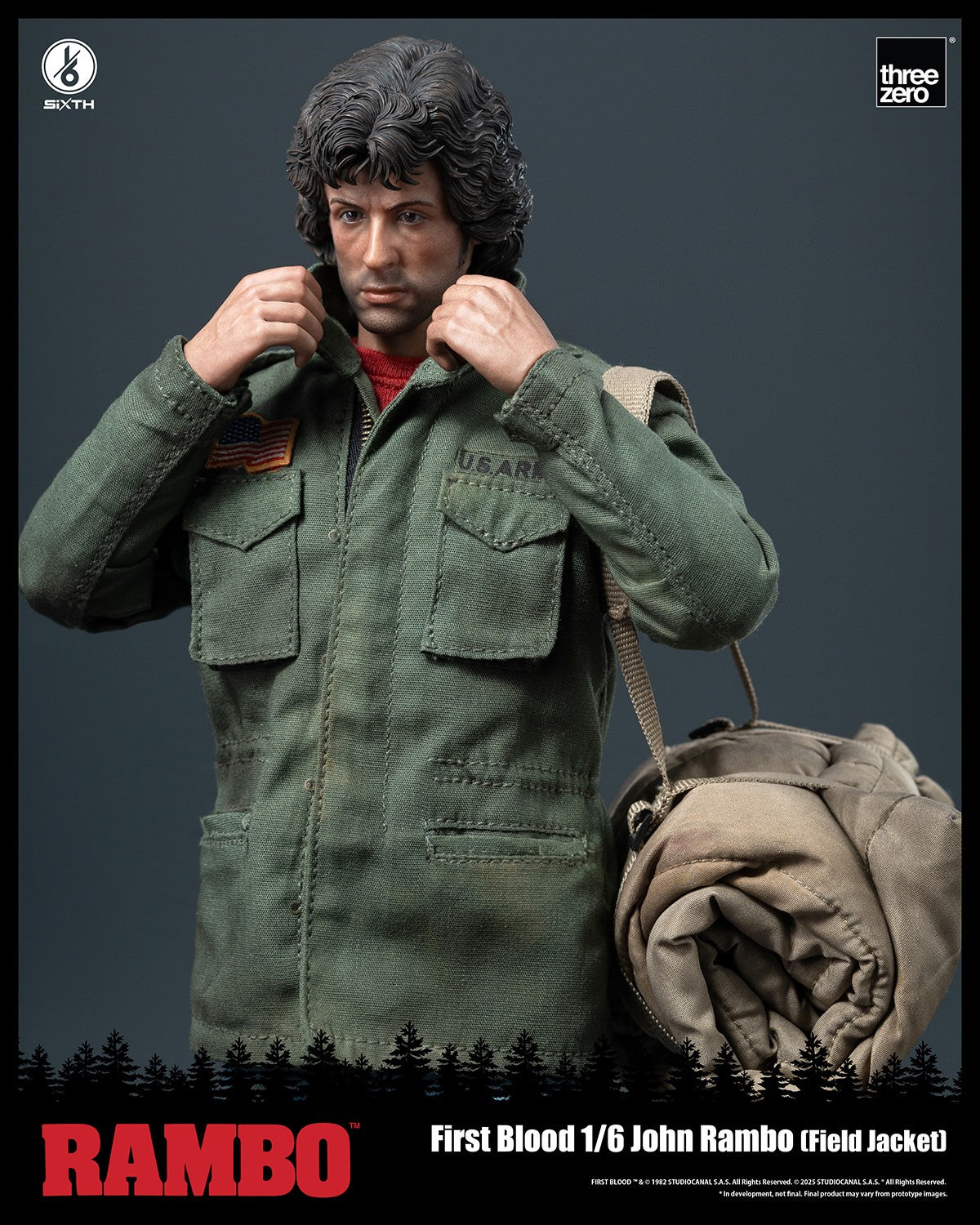 John Rambo (Field Jacket) 1/6 Figure by Threezero