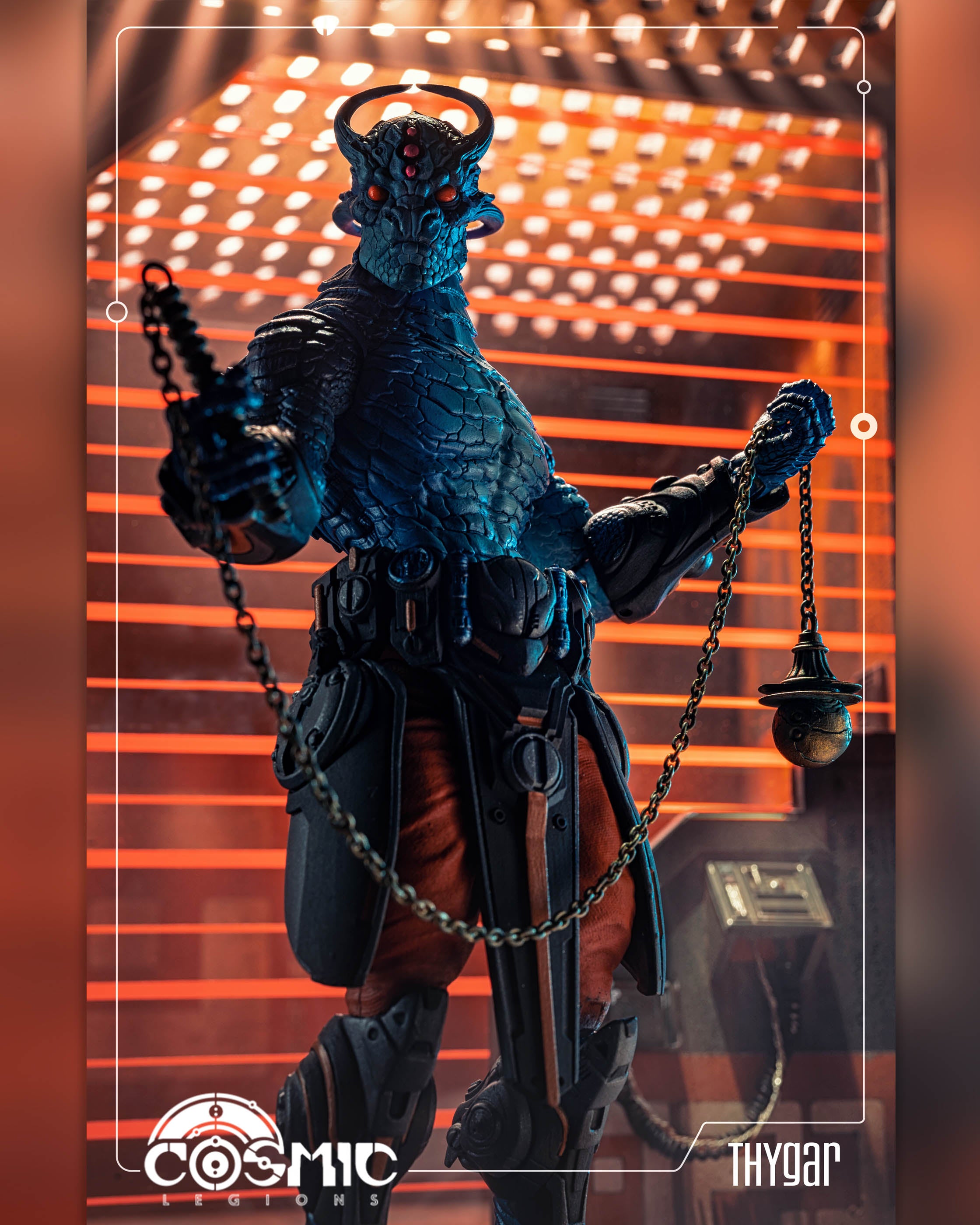 Cosmic Legions Hvalkatar: Book One Olek Thygar (Gravering) Action Figure