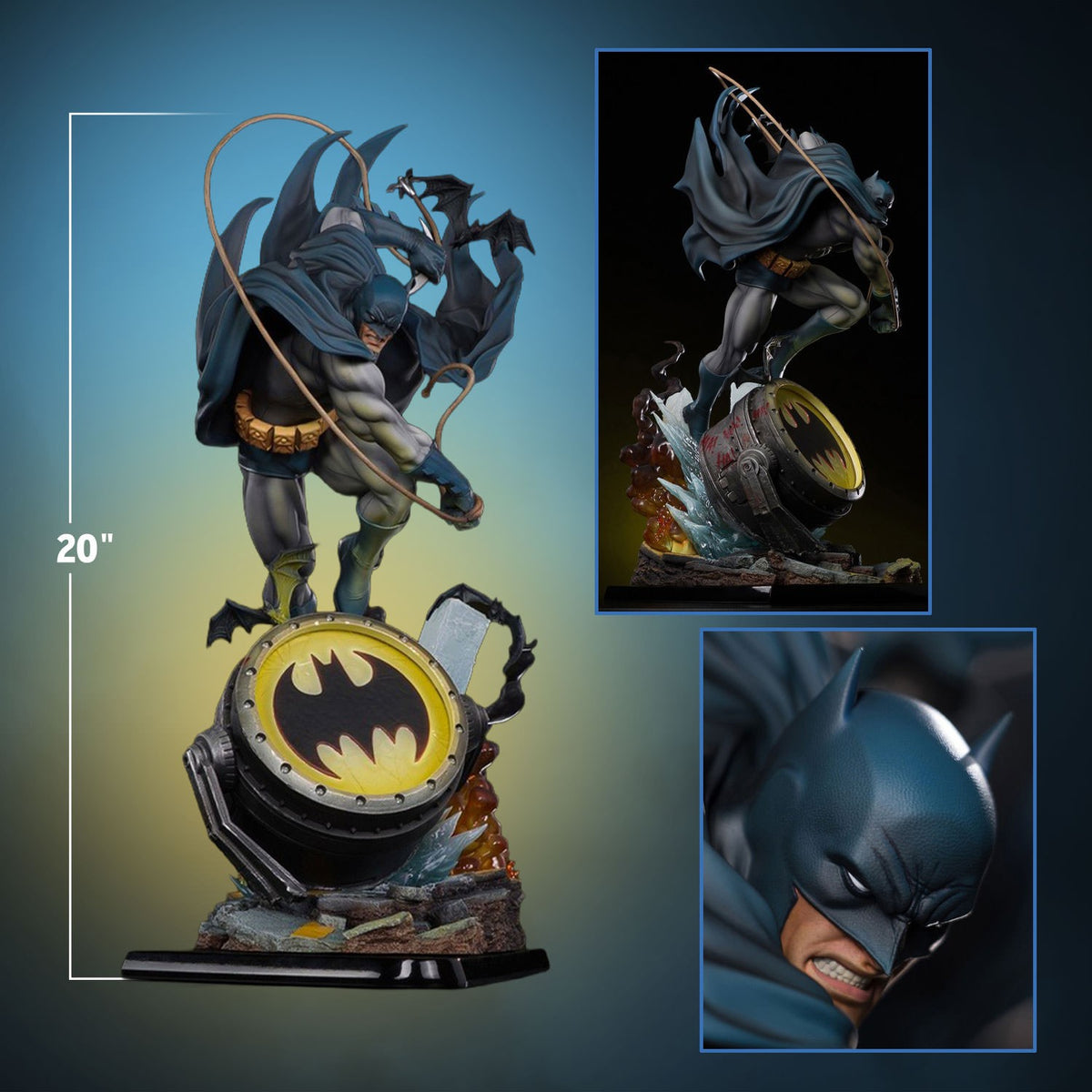 Batman Ikigai The shadow of Gotham rises Statue By Tsume Art