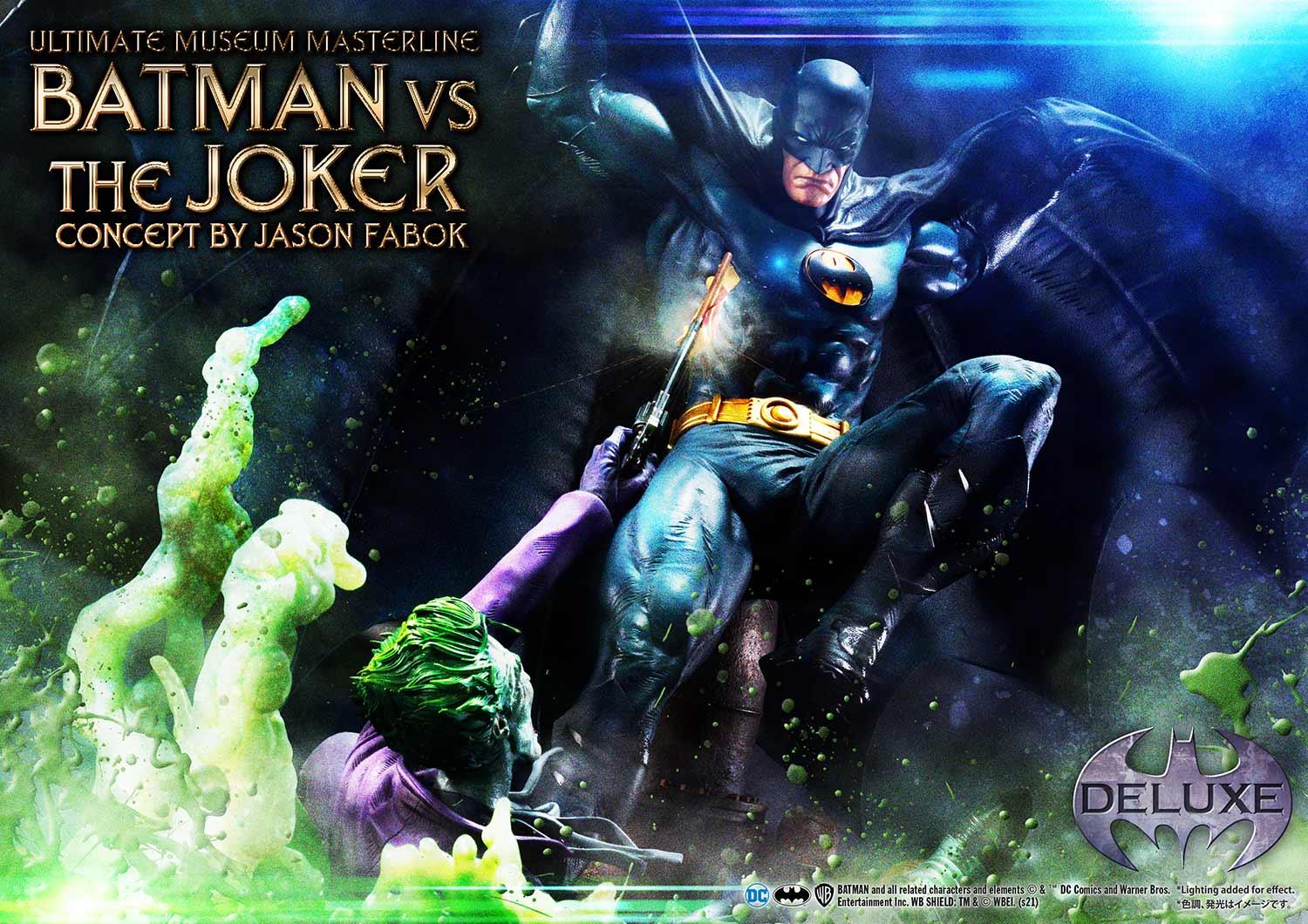 Batman Versus The Joker (Concept By Jason Fabok) Deluxe Bonus Version Statue By Prime1 Studio