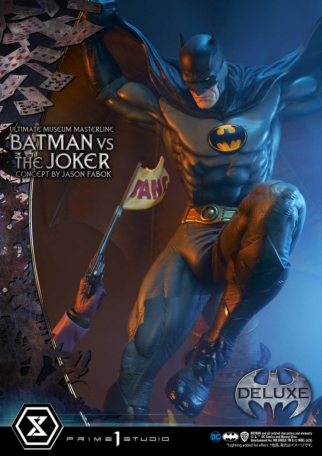 Batman Versus The Joker (Concept By Jason Fabok) Deluxe Bonus Version Statue By Prime1 Studio