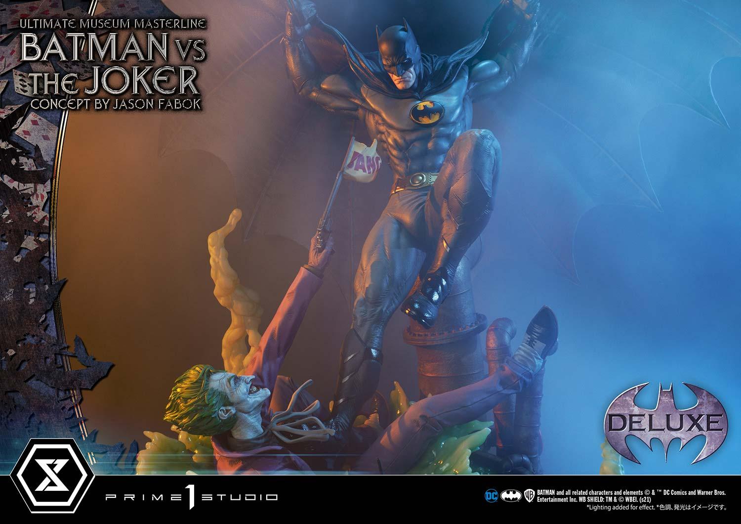 Batman Versus The Joker (Concept By Jason Fabok) Deluxe Bonus Version Statue By Prime1 Studio