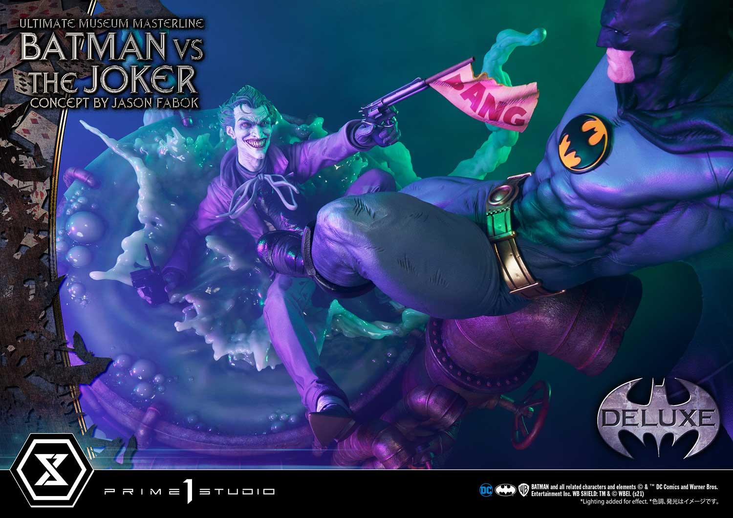 Batman Versus The Joker (Concept By Jason Fabok) Deluxe Bonus Version Statue By Prime1 Studio
