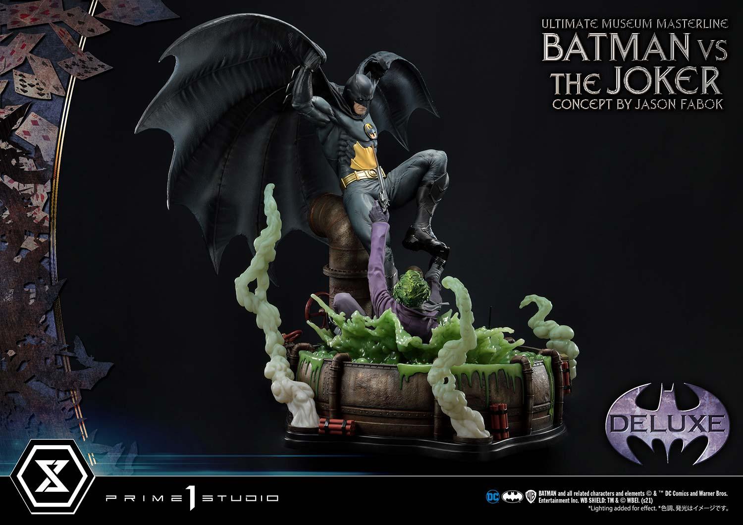 Batman Versus The Joker (Concept By Jason Fabok) Deluxe Bonus Version Statue By Prime1 Studio