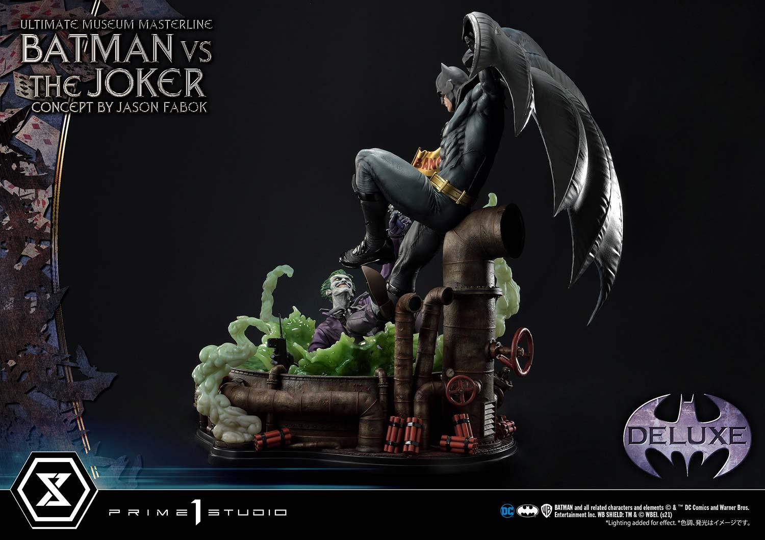 Batman Versus The Joker (Concept By Jason Fabok) Deluxe Bonus Version Statue By Prime1 Studio