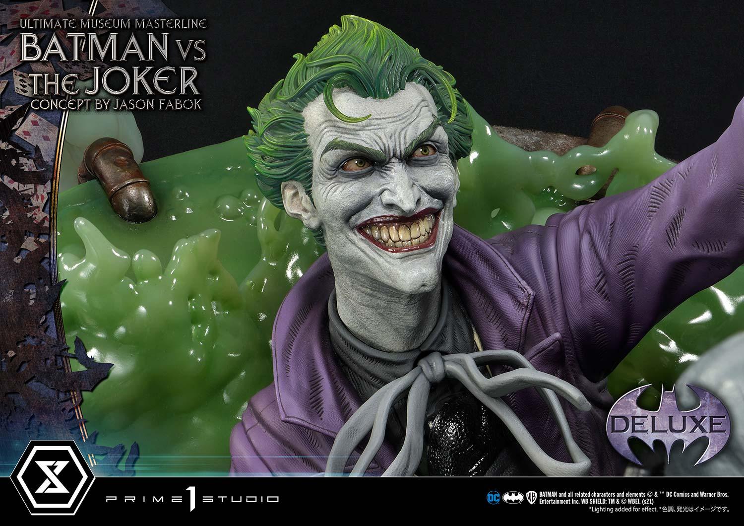 Batman Versus The Joker (Concept By Jason Fabok) Deluxe Bonus Version Statue By Prime1 Studio