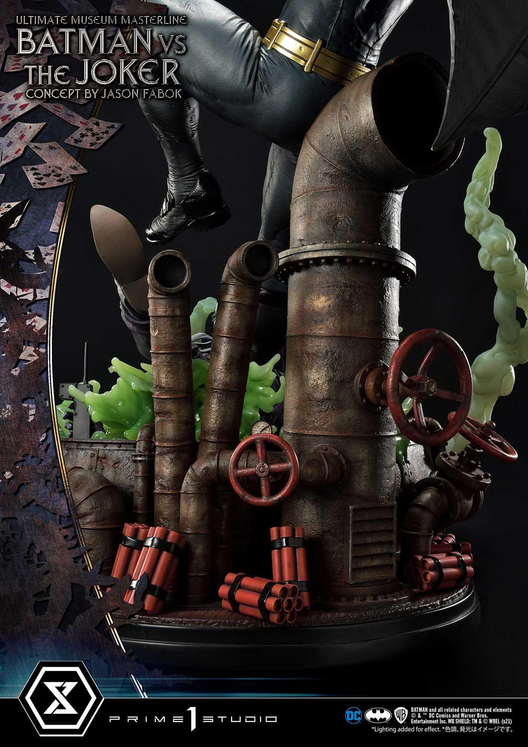 Batman Versus The Joker (Concept By Jason Fabok) Deluxe Bonus Version Statue By Prime1 Studio