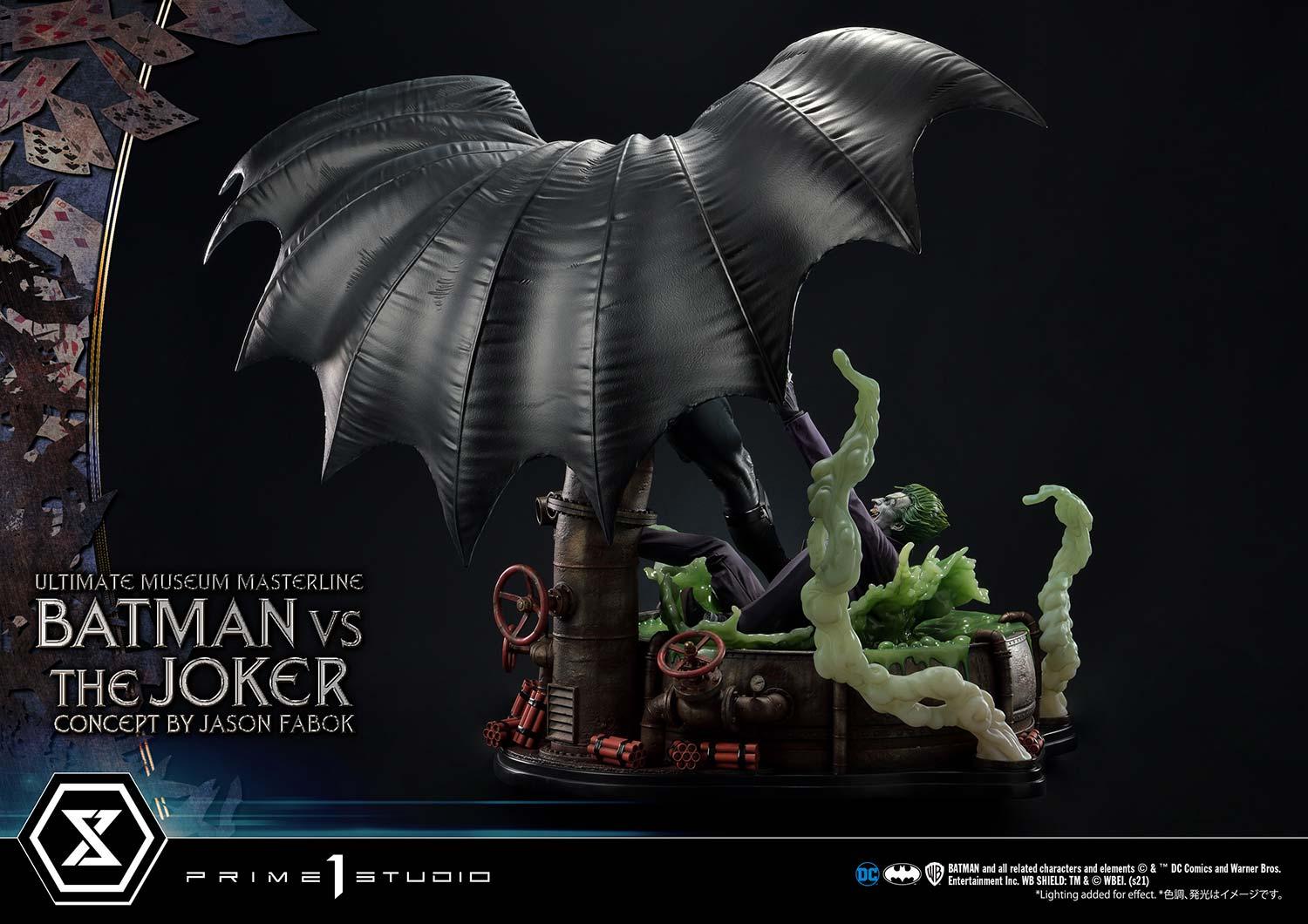 Batman Versus The Joker (Concept By Jason Fabok) Deluxe Bonus Version Statue By Prime1 Studio