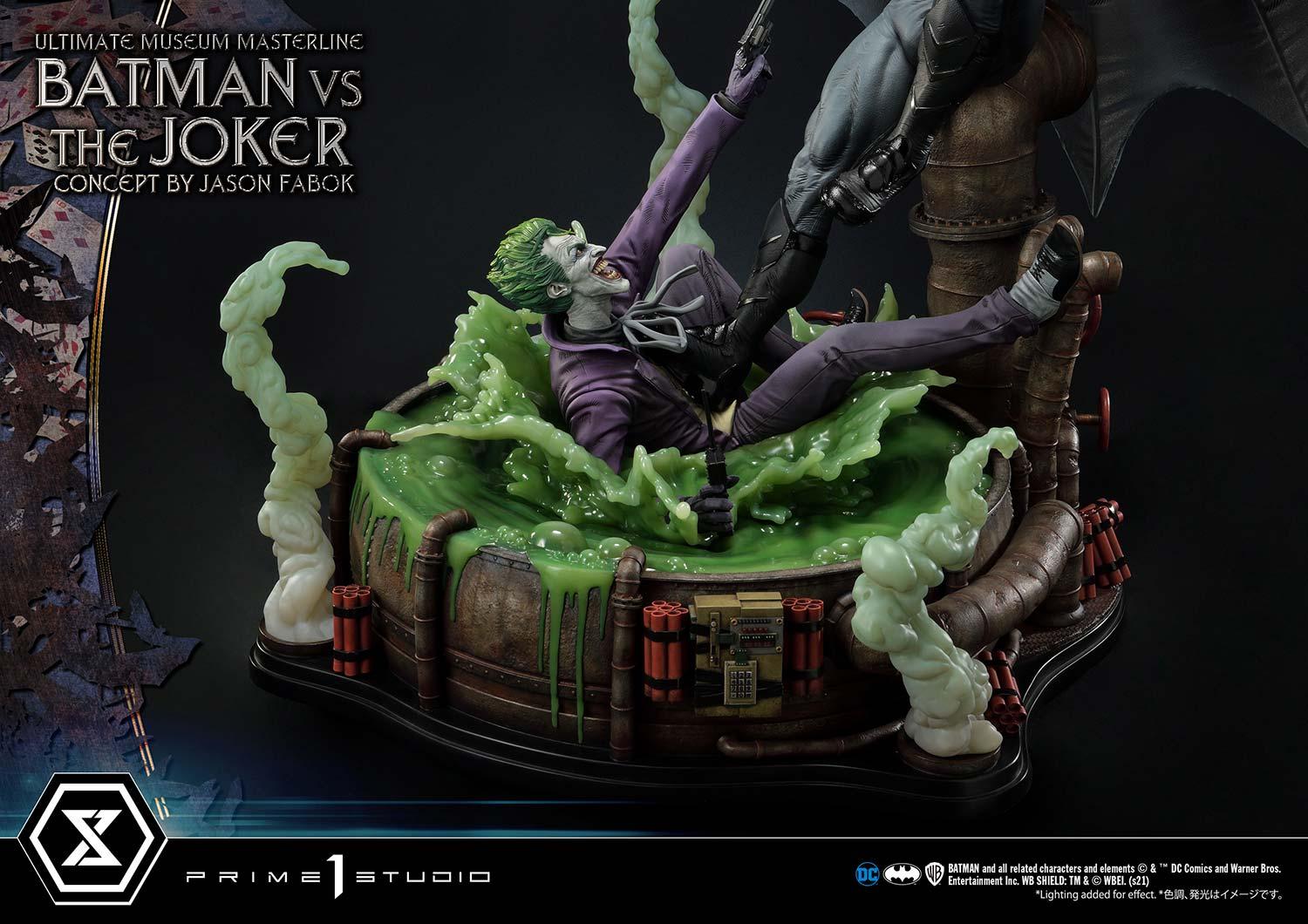 Batman Versus The Joker (Concept By Jason Fabok) Deluxe Bonus Version Statue By Prime1 Studio
