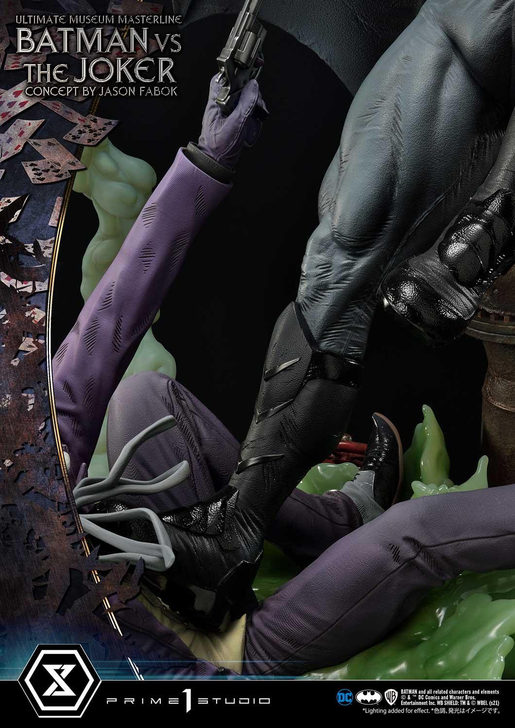 Batman Versus The Joker (Concept By Jason Fabok) Deluxe Bonus Version Statue By Prime1 Studio