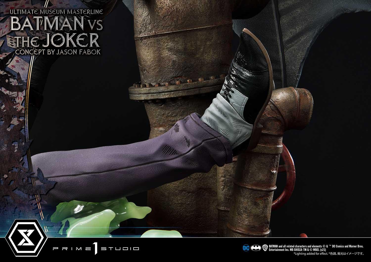 Batman Versus The Joker (Concept By Jason Fabok) Deluxe Bonus Version Statue By Prime1 Studio