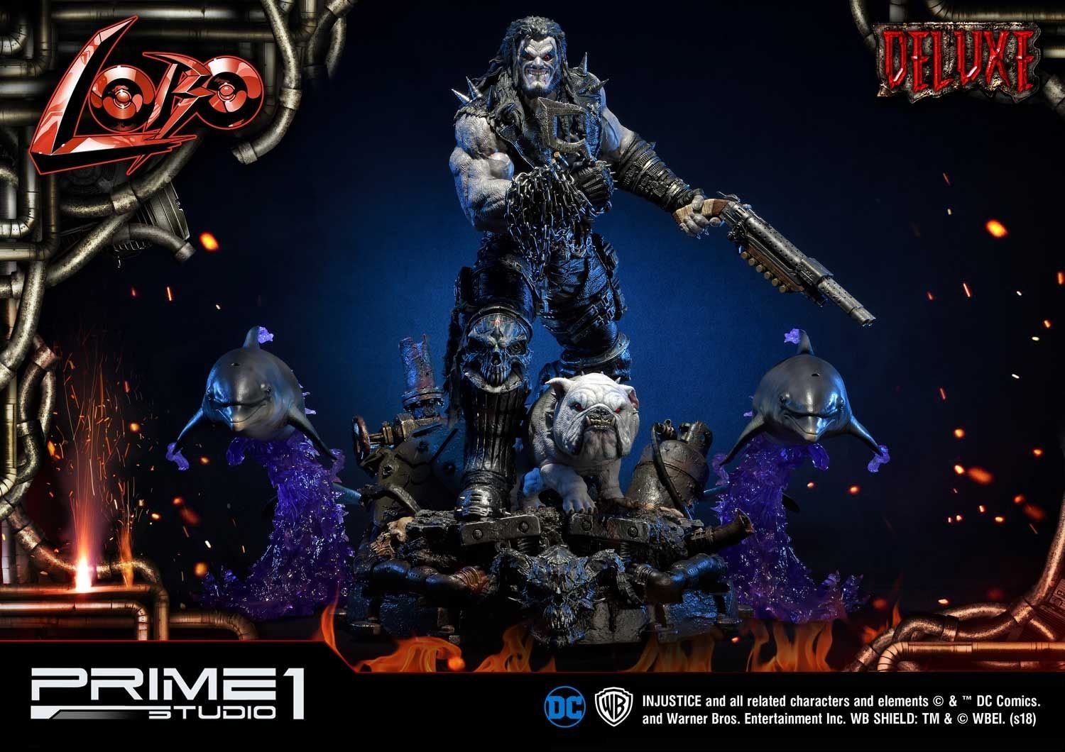 Prime 1 Studio Lobo Deluxe Bonus Version from Injustice: Gods Among Us