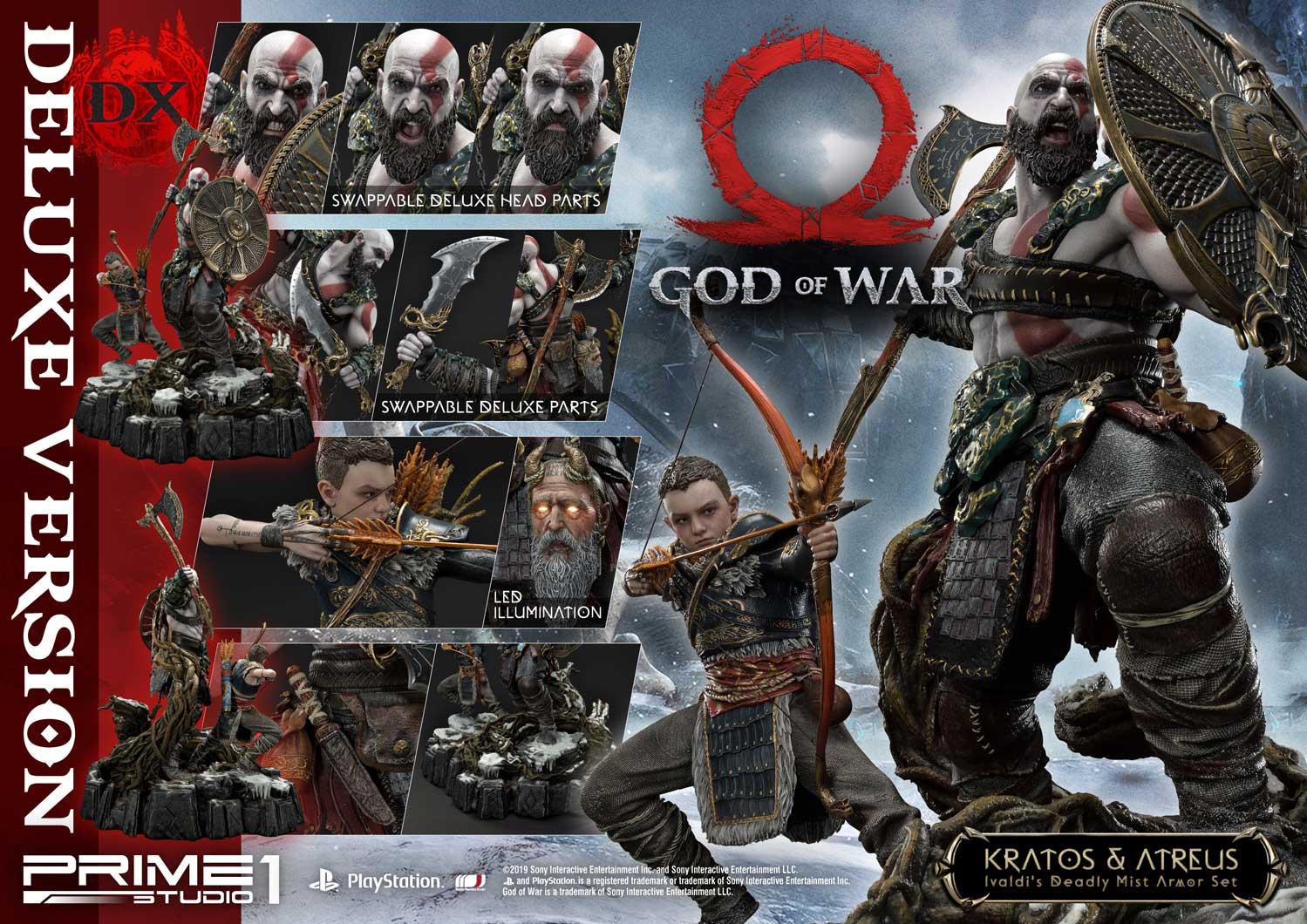 God of War  Kratos & Atreus favorite Ivaldi's Deadly Mist Armor Set Deluxe Version