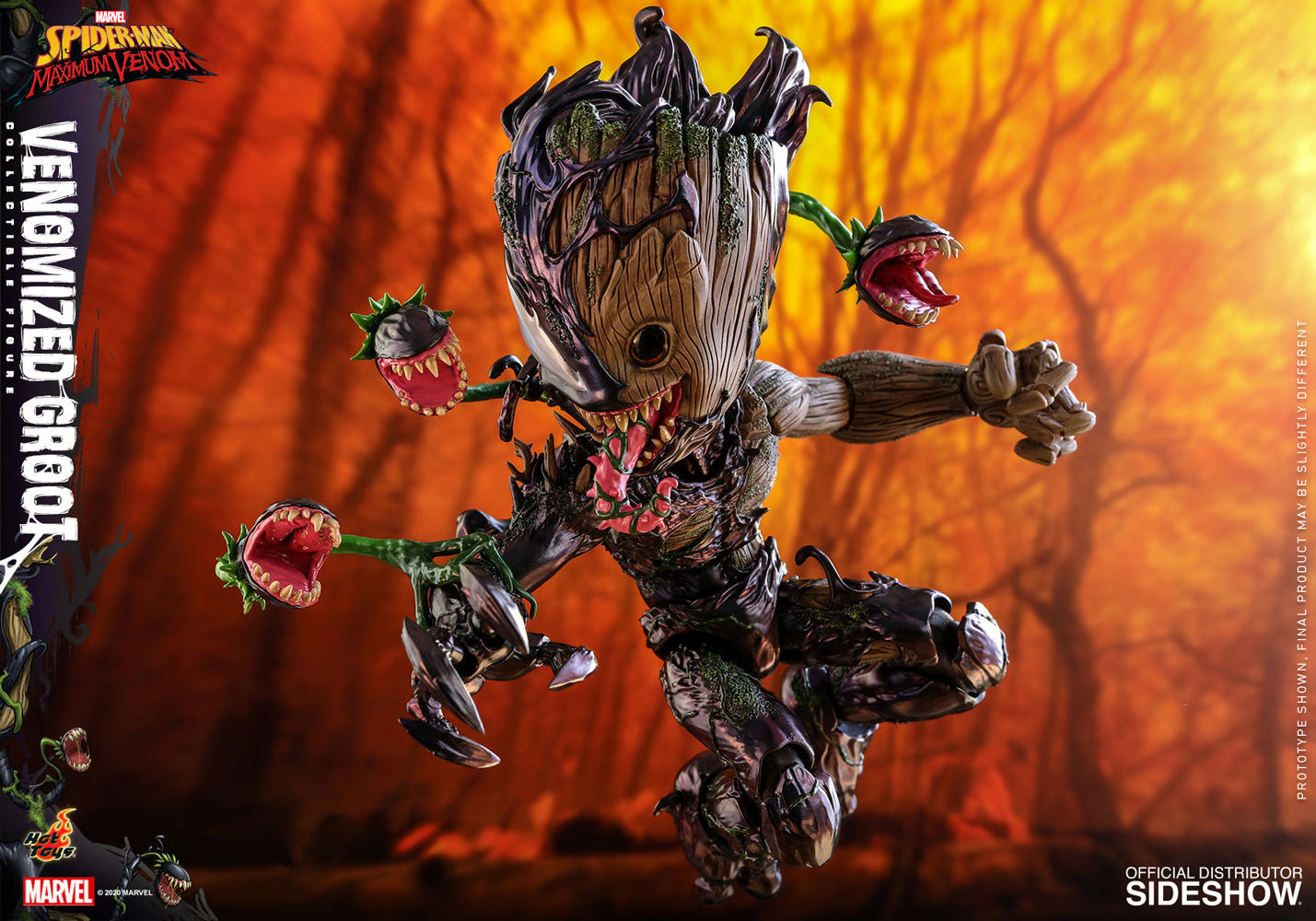 Venomized Groot Sixth Scale Figure By Hot Toys