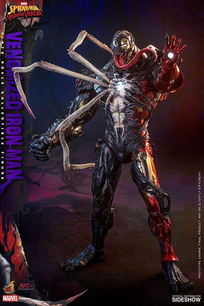 Venomized Iron Man Sixth Scale Figure By Hot Toys