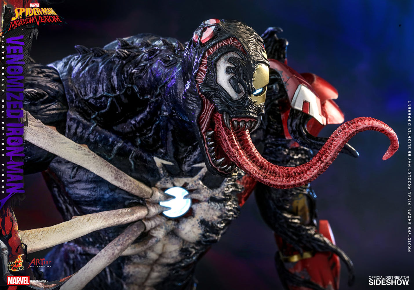 Venomized Iron Man Sixth Scale Figure By Hot Toys