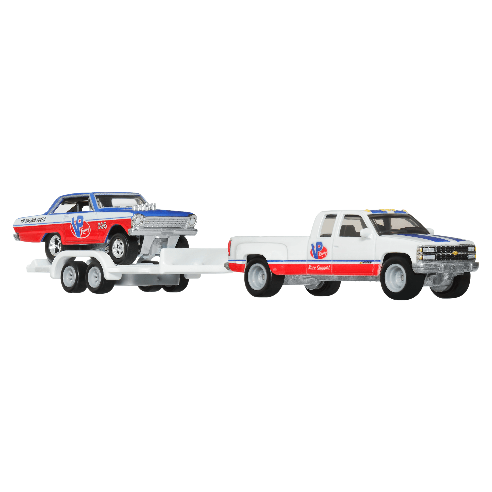 Hot Wheels Premium Car Culture Team Transport Set #68 - '63 Chevy Nova/'88 Chevy Silverado 3500