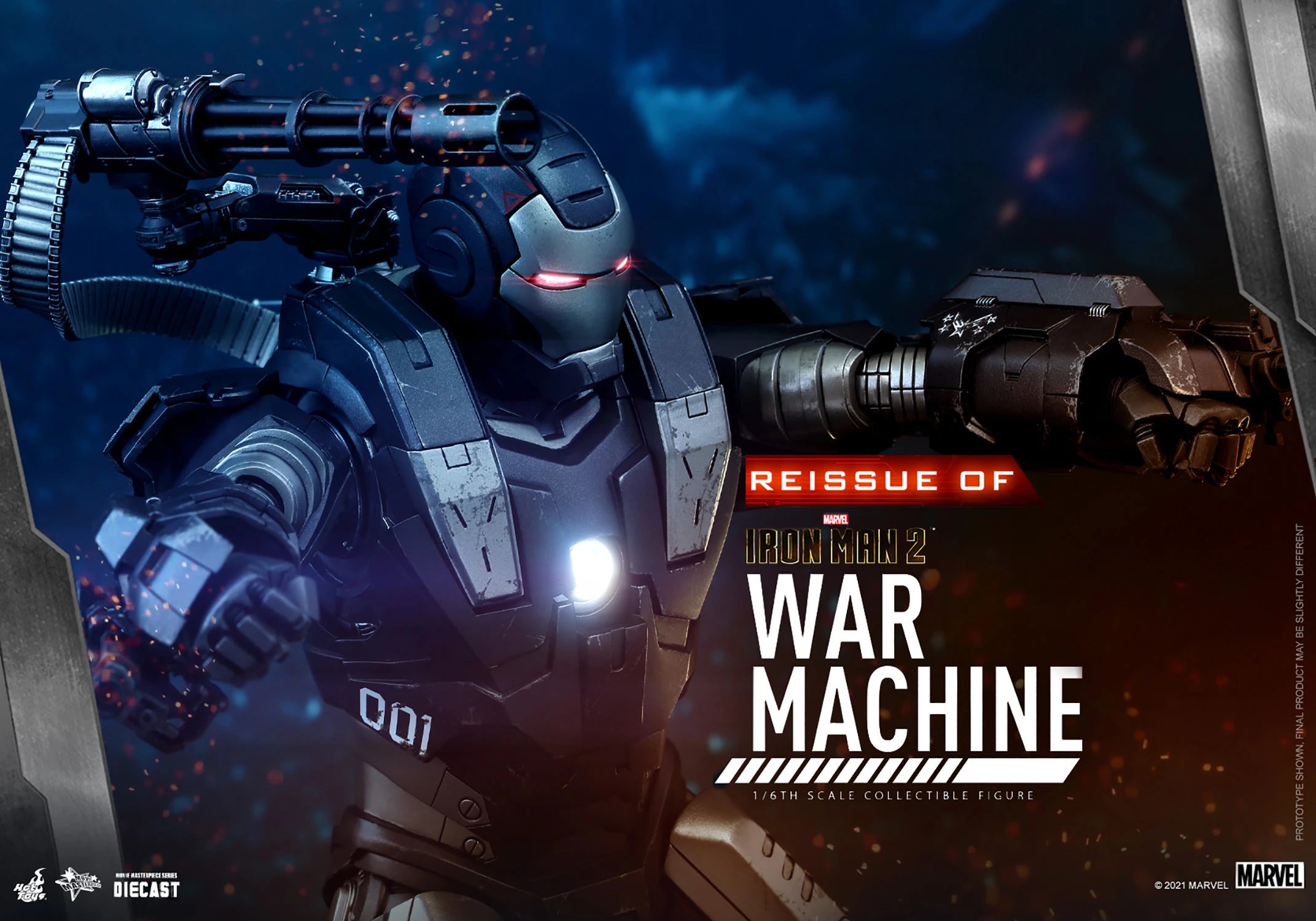 WAR MACHINE Sixth Scale Figure By Hot Toys