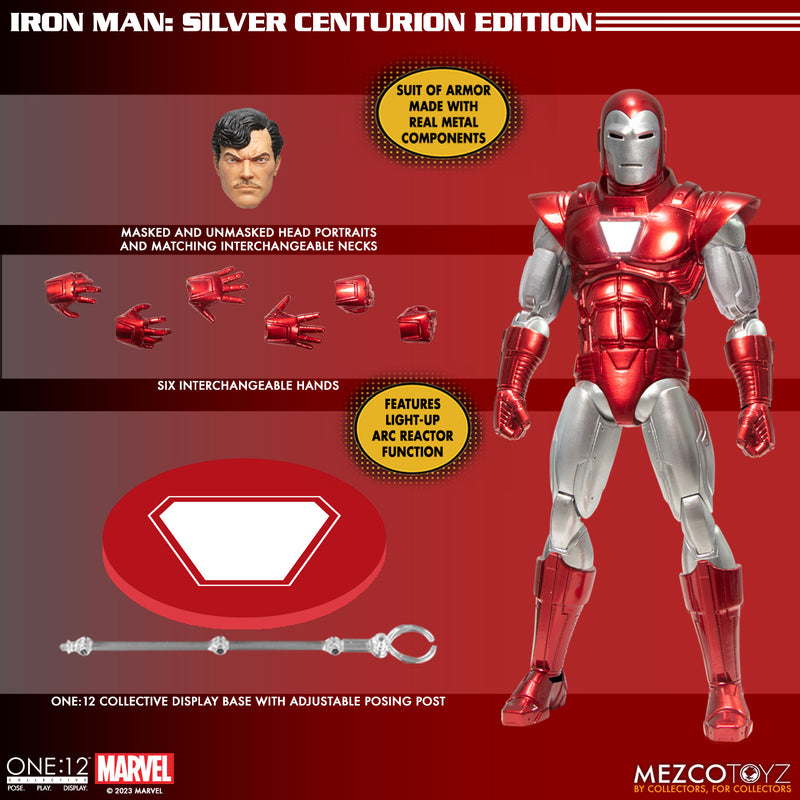 Iron Man: Silver Centurion By Mezco
