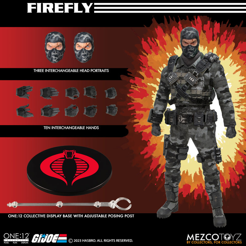 G.I. Joe Firefly One:12 Action Figure By Mezco