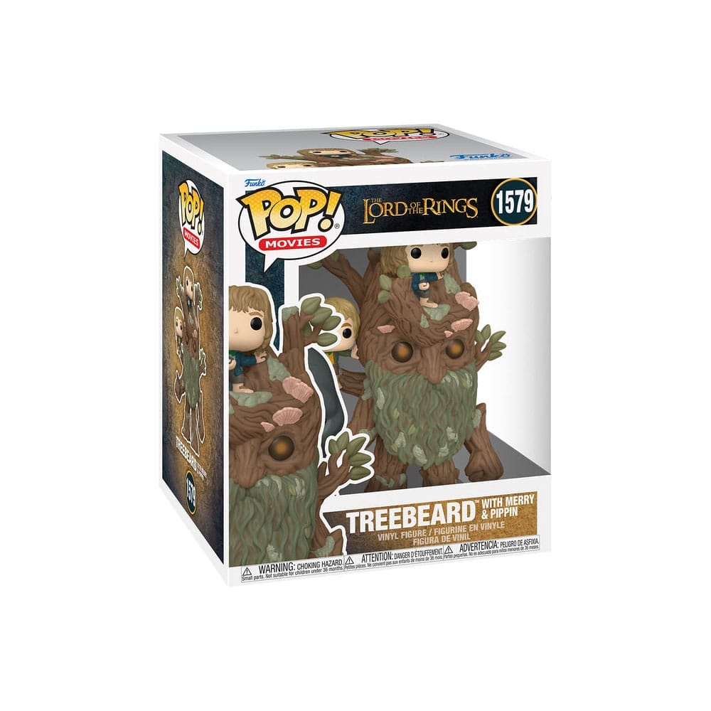 LOTR: Treebeard with Merry and Pippin Super Funko Pop!