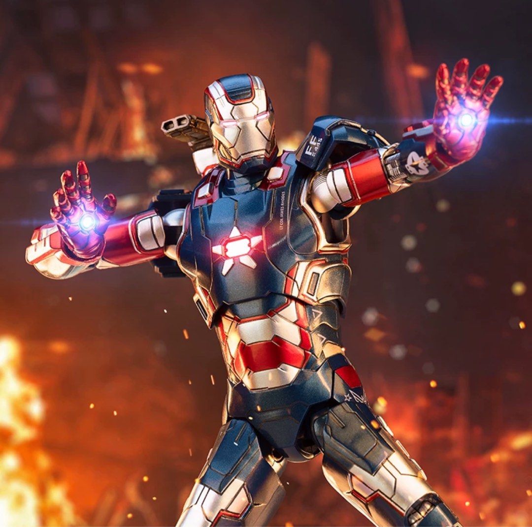 Iron Man Iron Patriot Action Figure by ZD Toys